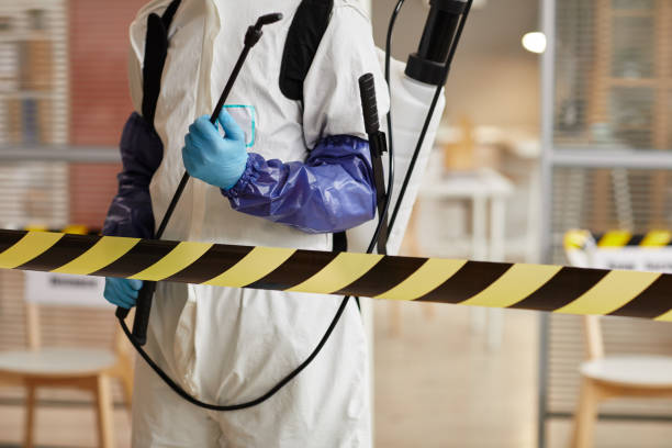 Professional Biohazard technician working in Farmland, IN